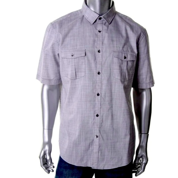 Alfani Men’s regular fit woven button down shirt - Picture 1 of 2